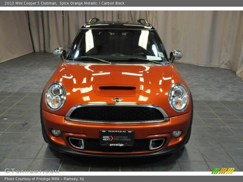 Spice Orange Metallic / Carbon Black 2013 Mini Cooper S Clubman