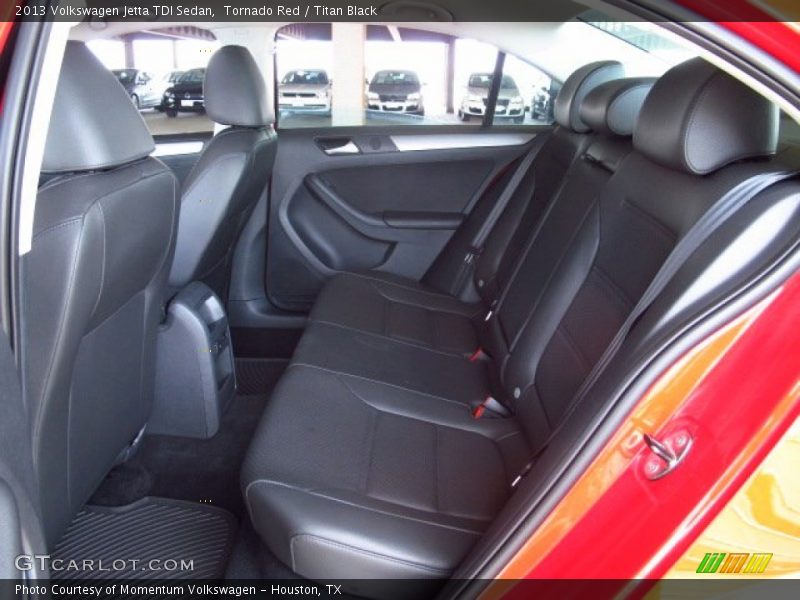 Tornado Red / Titan Black 2013 Volkswagen Jetta TDI Sedan