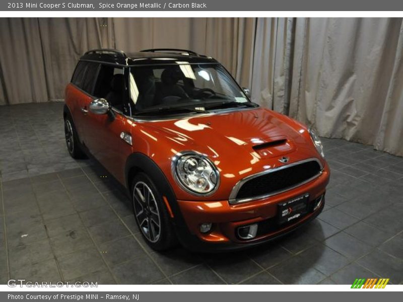 Spice Orange Metallic / Carbon Black 2013 Mini Cooper S Clubman