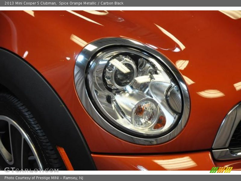 Spice Orange Metallic / Carbon Black 2013 Mini Cooper S Clubman