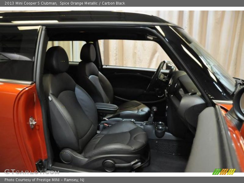 Spice Orange Metallic / Carbon Black 2013 Mini Cooper S Clubman