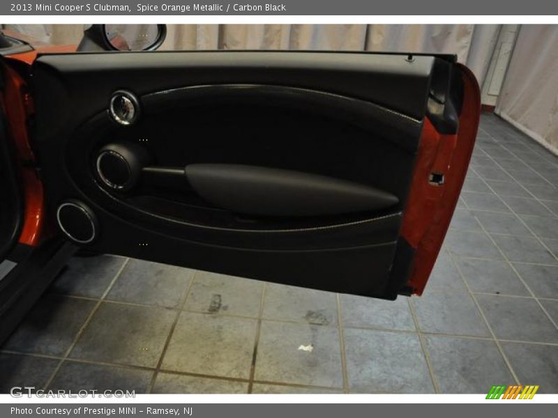 Spice Orange Metallic / Carbon Black 2013 Mini Cooper S Clubman
