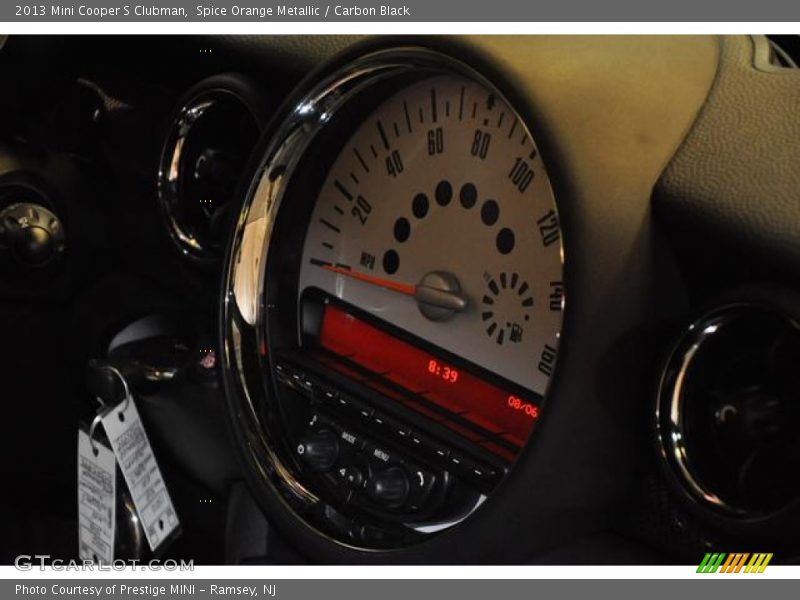 Spice Orange Metallic / Carbon Black 2013 Mini Cooper S Clubman