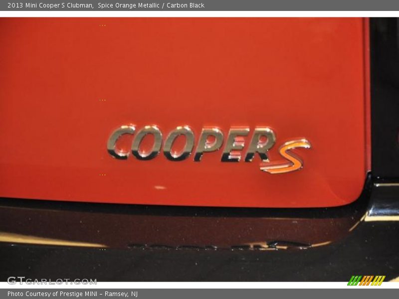 Spice Orange Metallic / Carbon Black 2013 Mini Cooper S Clubman