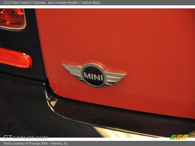 Spice Orange Metallic / Carbon Black 2013 Mini Cooper S Clubman