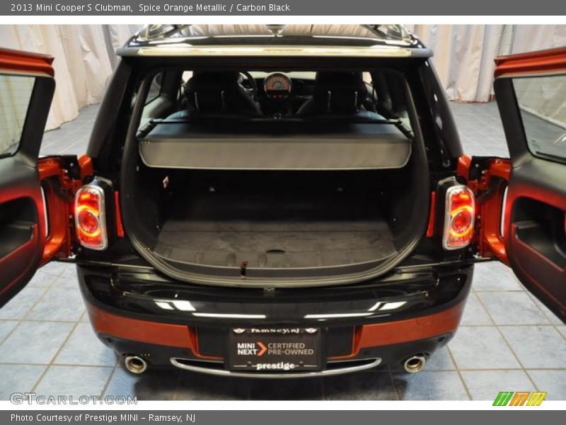 Spice Orange Metallic / Carbon Black 2013 Mini Cooper S Clubman