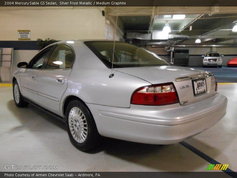 Silver Frost Metallic / Medium Graphite 2004 Mercury Sable GS Sedan