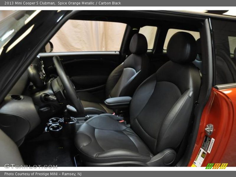 Spice Orange Metallic / Carbon Black 2013 Mini Cooper S Clubman