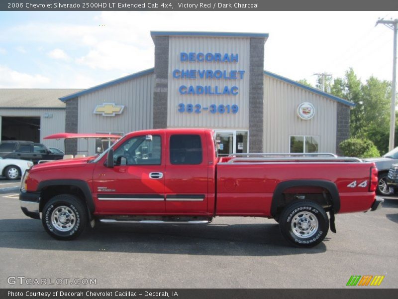 Victory Red / Dark Charcoal 2006 Chevrolet Silverado 2500HD LT Extended Cab 4x4