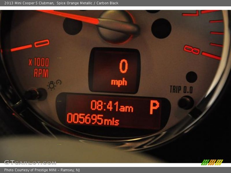 Spice Orange Metallic / Carbon Black 2013 Mini Cooper S Clubman