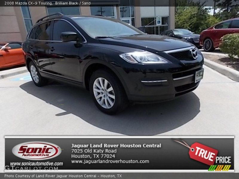 Brilliant Black / Sand 2008 Mazda CX-9 Touring
