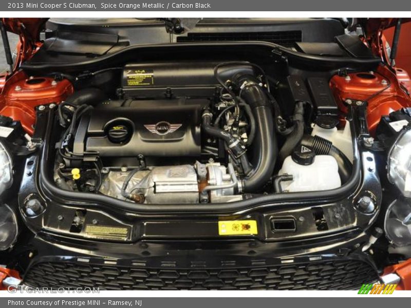 Spice Orange Metallic / Carbon Black 2013 Mini Cooper S Clubman