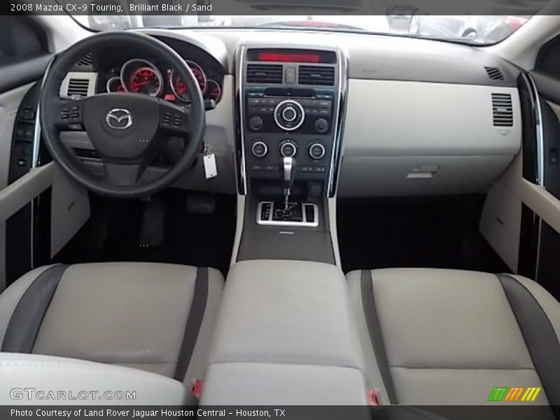 Brilliant Black / Sand 2008 Mazda CX-9 Touring