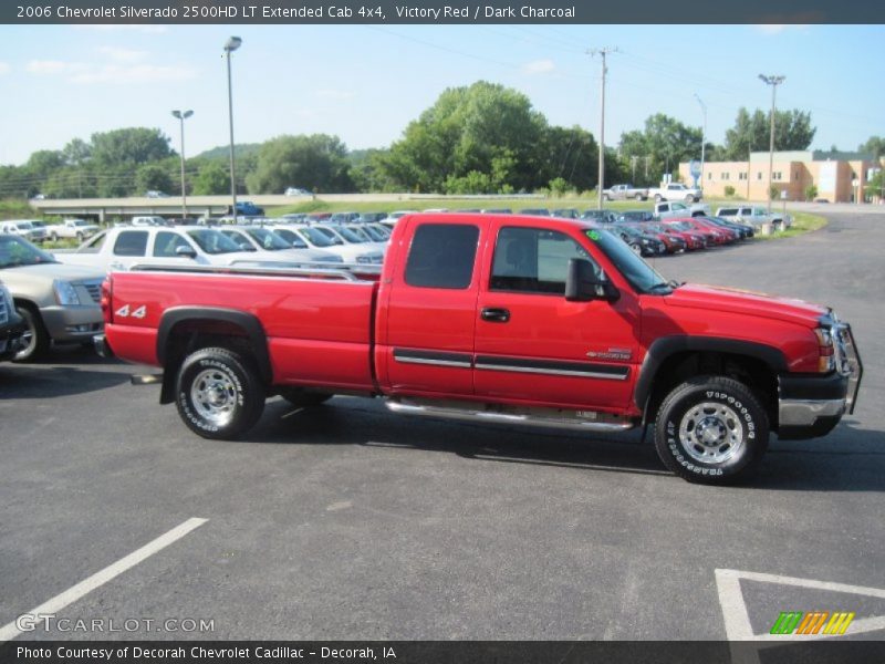 Victory Red / Dark Charcoal 2006 Chevrolet Silverado 2500HD LT Extended Cab 4x4