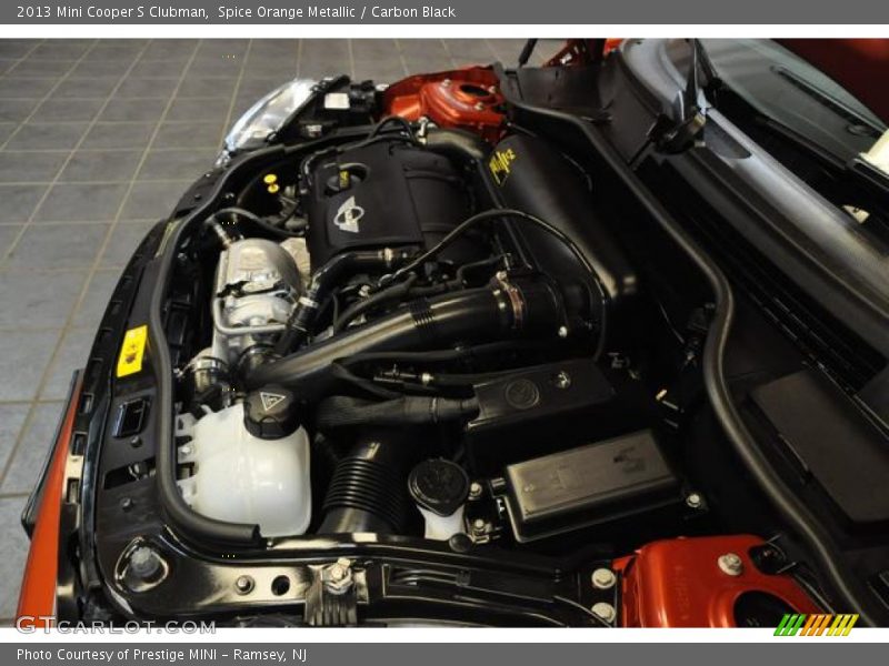 Spice Orange Metallic / Carbon Black 2013 Mini Cooper S Clubman
