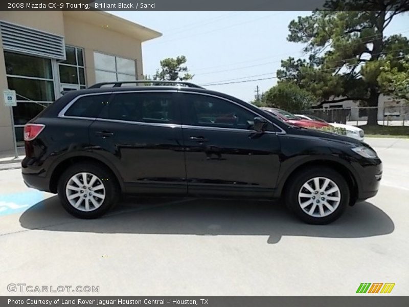 Brilliant Black / Sand 2008 Mazda CX-9 Touring