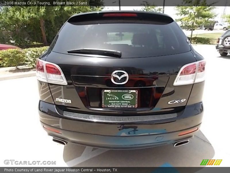 Brilliant Black / Sand 2008 Mazda CX-9 Touring