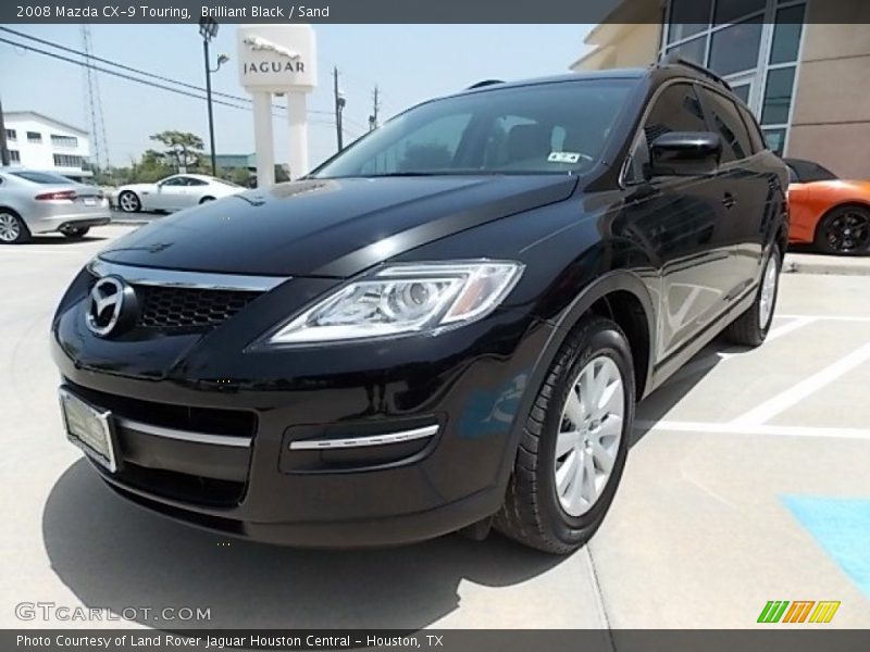 Brilliant Black / Sand 2008 Mazda CX-9 Touring