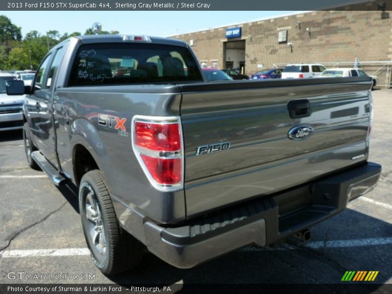 Sterling Gray Metallic / Steel Gray 2013 Ford F150 STX SuperCab 4x4