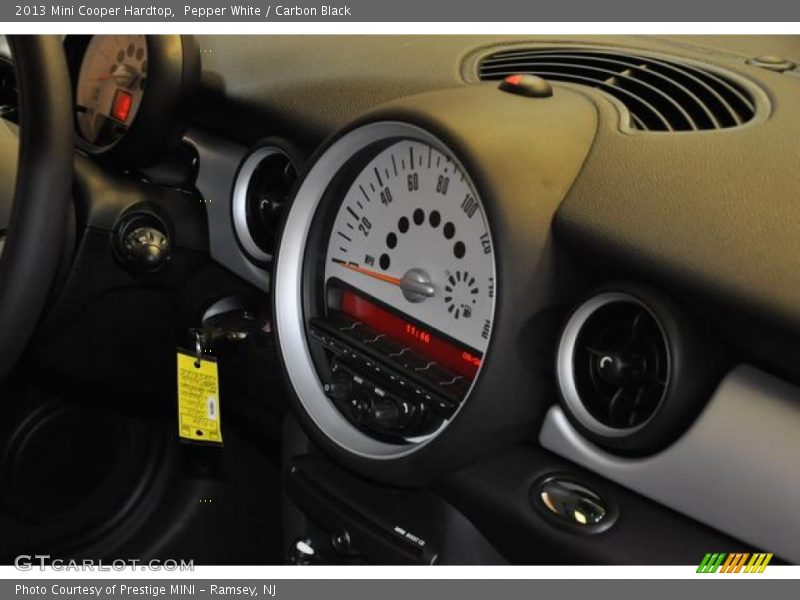 Pepper White / Carbon Black 2013 Mini Cooper Hardtop