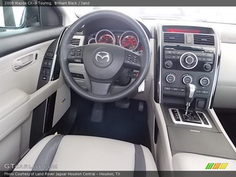 Brilliant Black / Sand 2008 Mazda CX-9 Touring