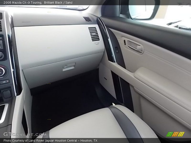 Brilliant Black / Sand 2008 Mazda CX-9 Touring
