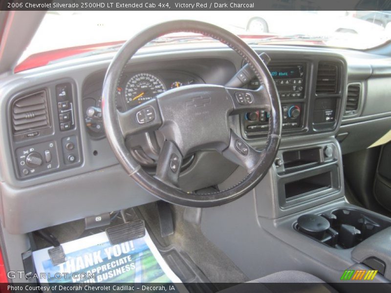 Victory Red / Dark Charcoal 2006 Chevrolet Silverado 2500HD LT Extended Cab 4x4