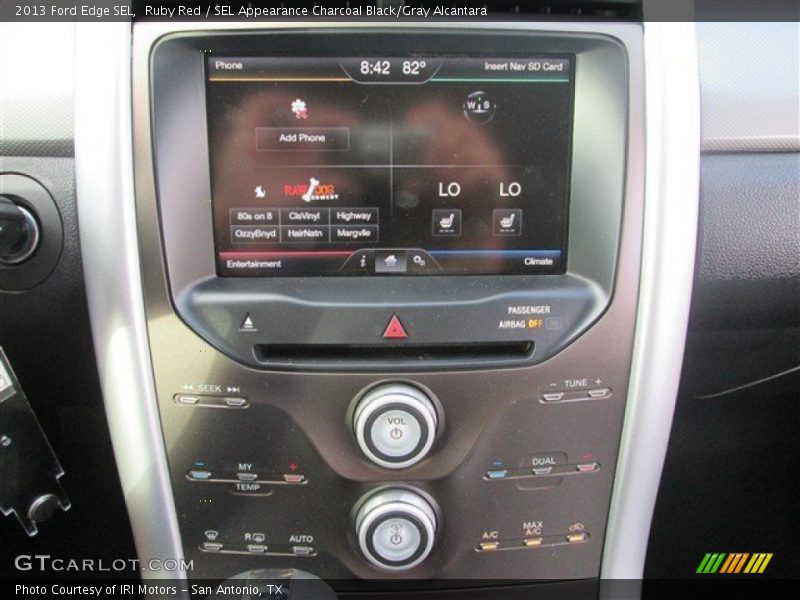 Ruby Red / SEL Appearance Charcoal Black/Gray Alcantara 2013 Ford Edge SEL