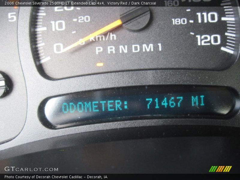 Victory Red / Dark Charcoal 2006 Chevrolet Silverado 2500HD LT Extended Cab 4x4