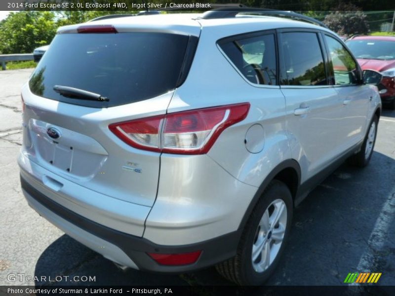 Ingot Silver / Charcoal Black 2014 Ford Escape SE 2.0L EcoBoost 4WD