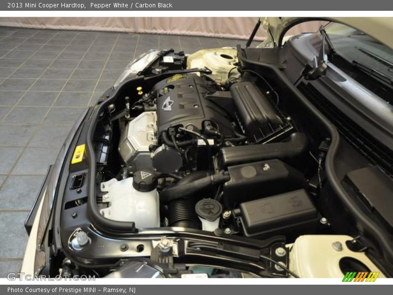 Pepper White / Carbon Black 2013 Mini Cooper Hardtop