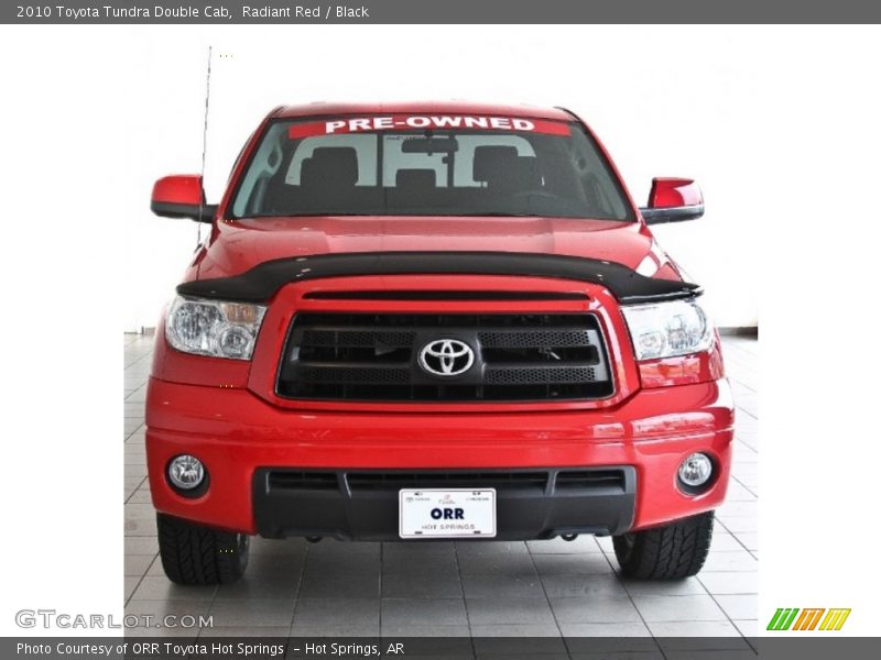 Radiant Red / Black 2010 Toyota Tundra Double Cab