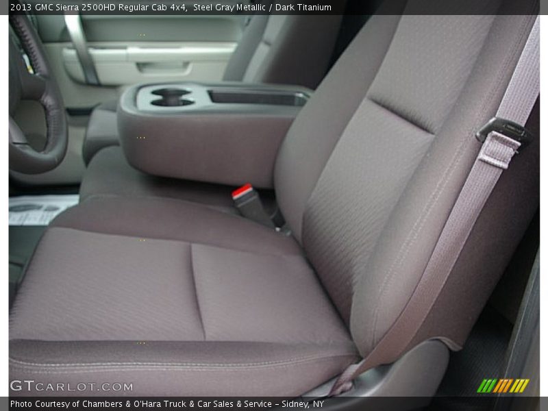 Steel Gray Metallic / Dark Titanium 2013 GMC Sierra 2500HD Regular Cab 4x4