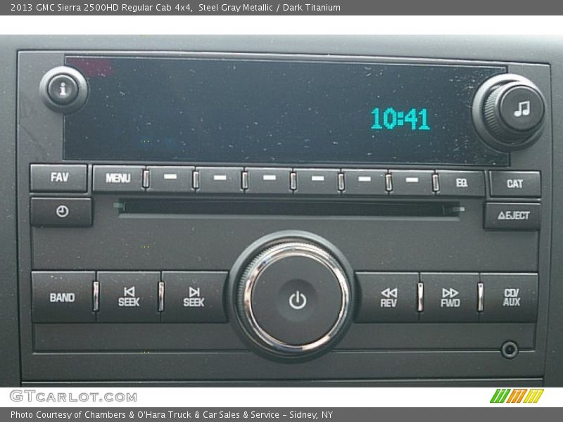 Steel Gray Metallic / Dark Titanium 2013 GMC Sierra 2500HD Regular Cab 4x4