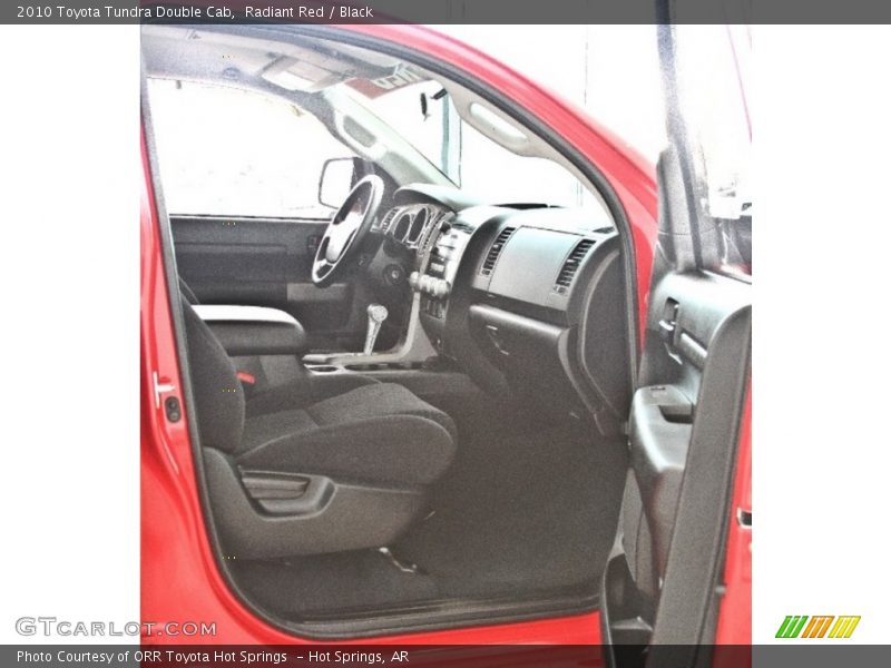 Radiant Red / Black 2010 Toyota Tundra Double Cab