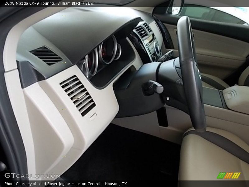 Brilliant Black / Sand 2008 Mazda CX-9 Touring