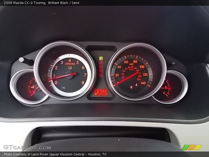 Brilliant Black / Sand 2008 Mazda CX-9 Touring