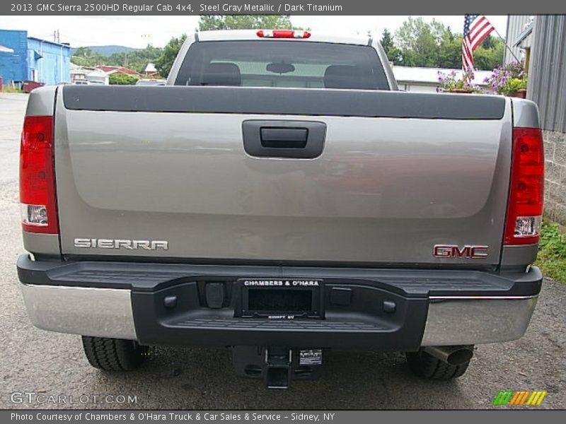 Steel Gray Metallic / Dark Titanium 2013 GMC Sierra 2500HD Regular Cab 4x4