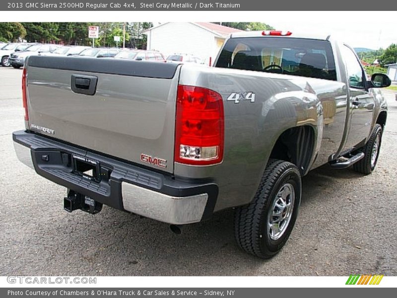 Steel Gray Metallic / Dark Titanium 2013 GMC Sierra 2500HD Regular Cab 4x4