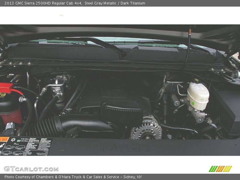 Steel Gray Metallic / Dark Titanium 2013 GMC Sierra 2500HD Regular Cab 4x4