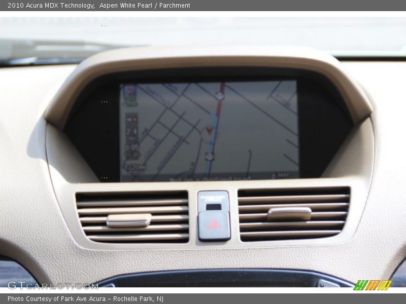 Aspen White Pearl / Parchment 2010 Acura MDX Technology