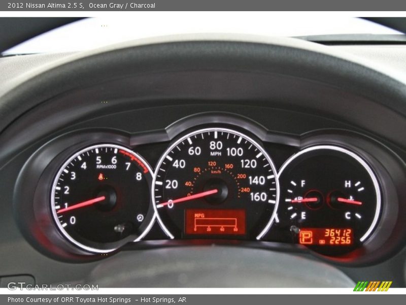 Ocean Gray / Charcoal 2012 Nissan Altima 2.5 S