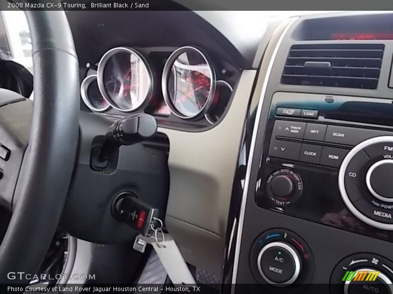 Brilliant Black / Sand 2008 Mazda CX-9 Touring