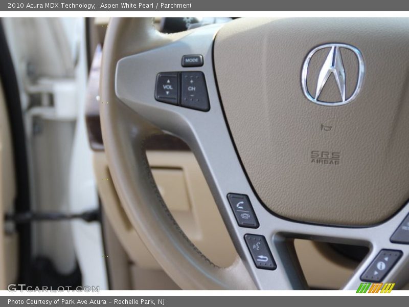 Aspen White Pearl / Parchment 2010 Acura MDX Technology