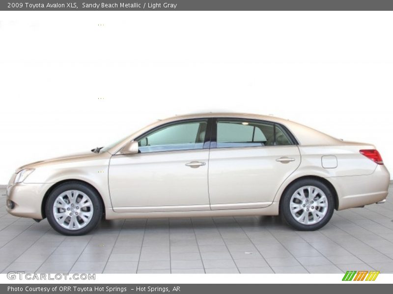 Sandy Beach Metallic / Light Gray 2009 Toyota Avalon XLS