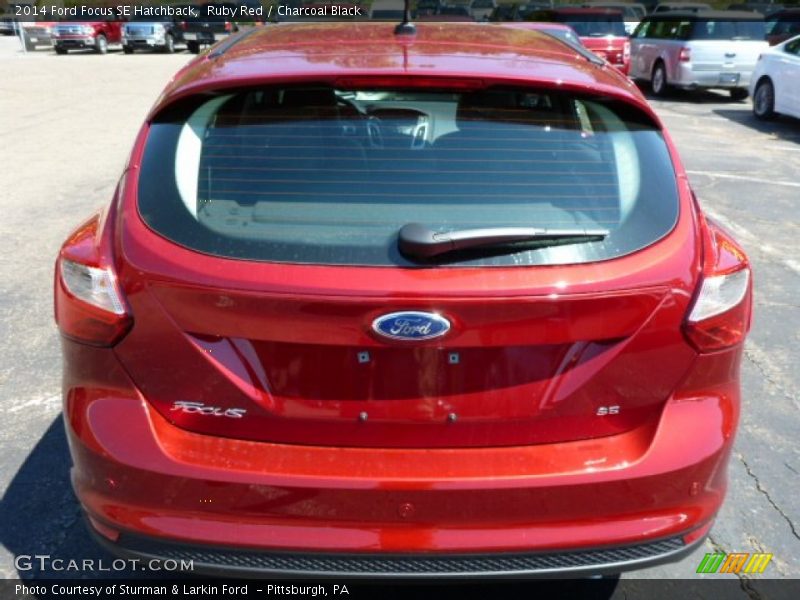 Ruby Red / Charcoal Black 2014 Ford Focus SE Hatchback