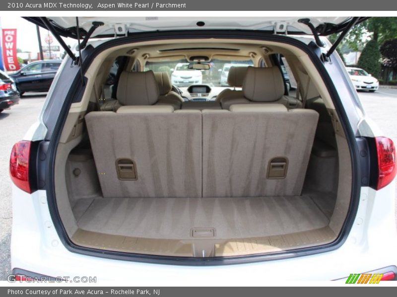 Aspen White Pearl / Parchment 2010 Acura MDX Technology