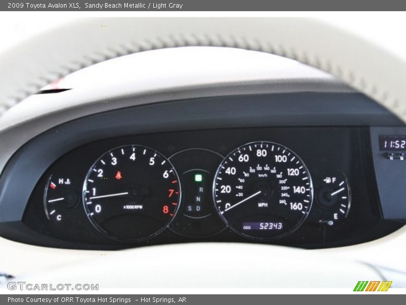 Sandy Beach Metallic / Light Gray 2009 Toyota Avalon XLS