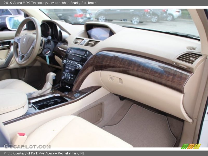 Aspen White Pearl / Parchment 2010 Acura MDX Technology