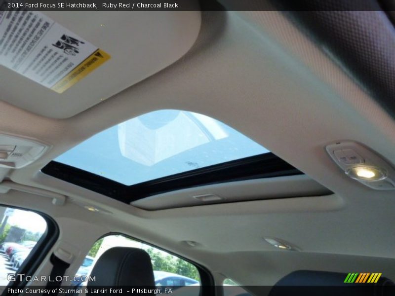 Ruby Red / Charcoal Black 2014 Ford Focus SE Hatchback